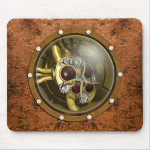 Tapis De Souris Coeur mécanique de Steampunk
