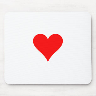 Tapis De Souris Coeur rouge