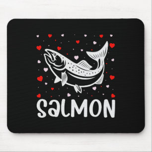 Tapis De Souris Cœur rouge Cupidon Amour Graphique Saumon Amant Va
