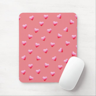Tapis De Souris Coeur rouge mignon romantique