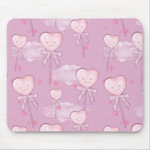 Tapis De Souris Coeur souriant Lollipop