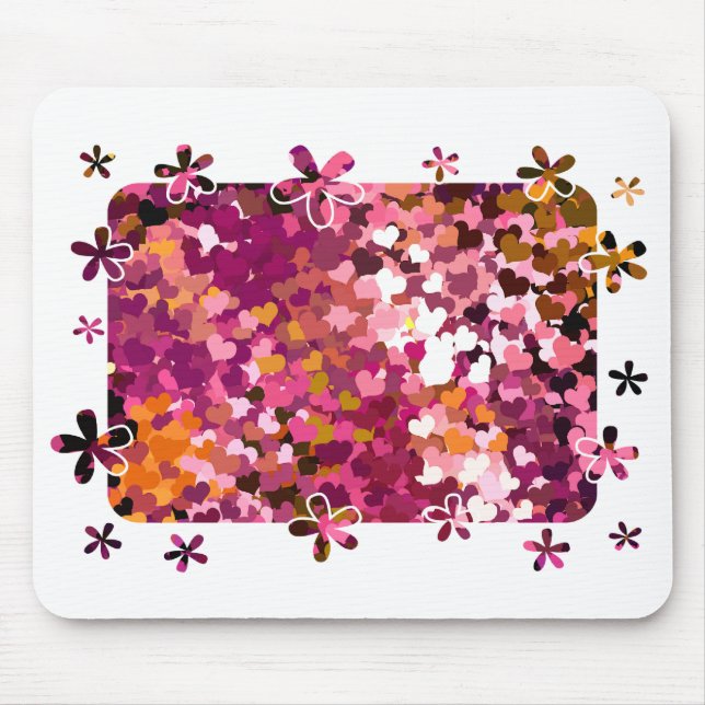 TAPIS DE SOURIS CŒURS (Devant)