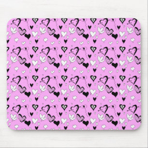 Tapis De Souris Coeurs