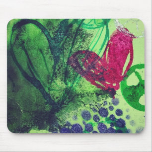 Tapis De Souris Coeurs Abstraits