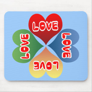 Tapis De Souris Coeurs d'amour