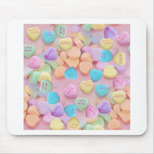 Tapis De Souris coeurs de bonbons valentines