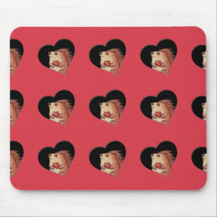 Tapis De Souris Coeurs Mousepad de hérisson