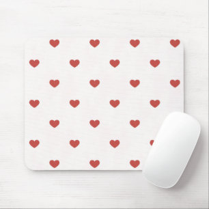 Tapis De Souris Cœurs Rouges