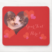 Coeurs rouges personnalisés Valentine