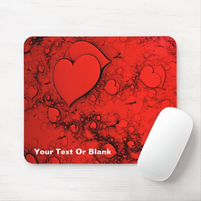 Tapis De Souris Coeurs sensibles (Avec souris)