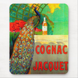 Tapis De Souris Cognac Jacquet Affiche publicitaire Vintage