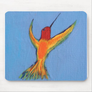 Tapis De Souris Colibri bleu