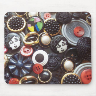 Tapis De Souris Collage de bouton d'aileron