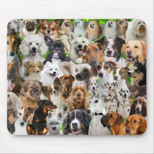Tapis De Souris Collage de chiens