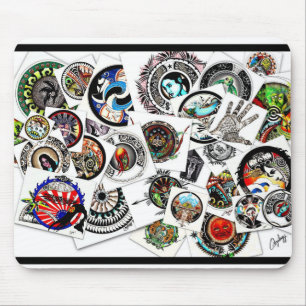 Tapis De Souris Collage des dessins