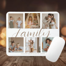 Collage photo de famille personnalisée