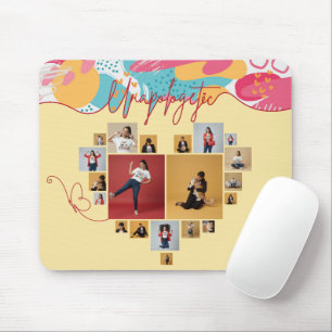 Tapis De Souris Collage photo féminin personnalisé sans concession