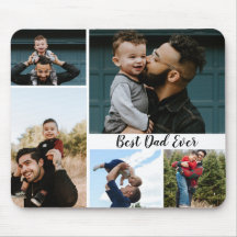 Collage photo personnalisé du meilleur papa jamais