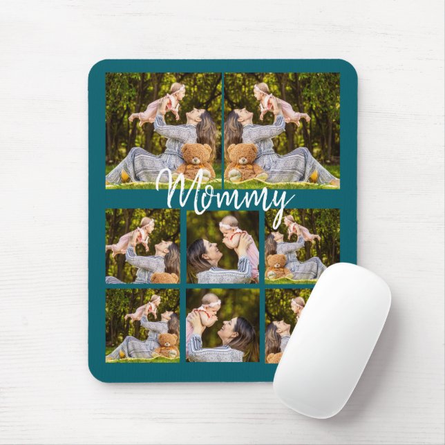 Tapis De Souris Collage photo personnalisé Mousepad - Cadeau perso (Avec souris)