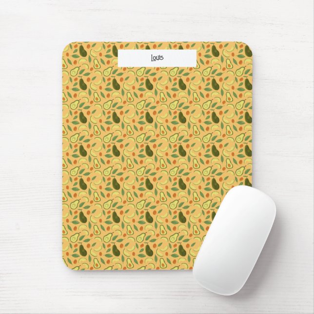 Tapis De Souris Collection de paniers de fruits - Avocado (Avec souris)