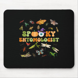 Tapis De Souris Collection d'Entomologie éffrayante Espèces d'inse