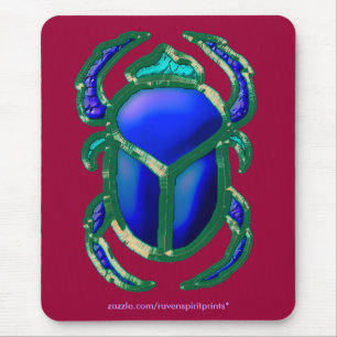 Tapis De Souris Collection ÉGYPTIENNE de SCARABÉE de SCARABÉE