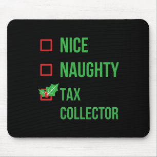 Tapis De Souris Collector fiscal Drôle Pyjama cadeau de Noël