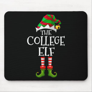 Tapis De Souris College Elf Fun Correspondant Pyjama Groupe Noël W