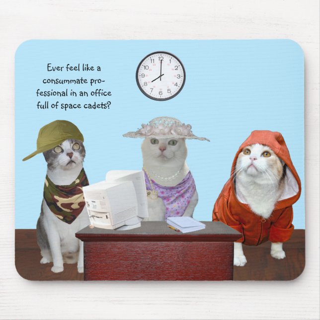 Tapis De Souris Collègues drôles Mousepad de bureau de (Devant)