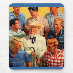 Tapis De Souris Colonel et fils du Kentucky