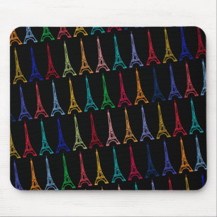 Tapis De Souris color eiffel towertern pattern
