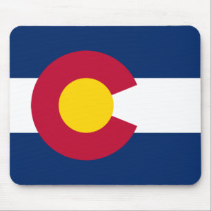 Tapis De Souris Colorado Flag, The Centennial State, Coloradans