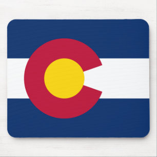 Tapis De Souris Colorado Flag, The Centennial State, Coloradans
