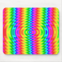 Coloré psychédélique Mousepad