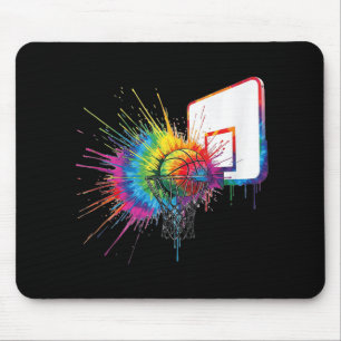 Tapis De Souris Coloré Teinture Teinture de basket-ball Boucle Pei