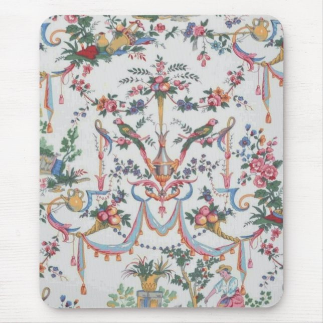 Tapis De Souris Colorfull Toile de Jouy (Devant)