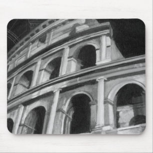Tapis De Souris Colosseum romain avec les dessins architecturaux