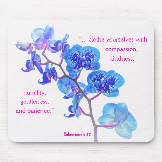 Tapis De Souris Colossiens 3:12 Mousepad (Devant)