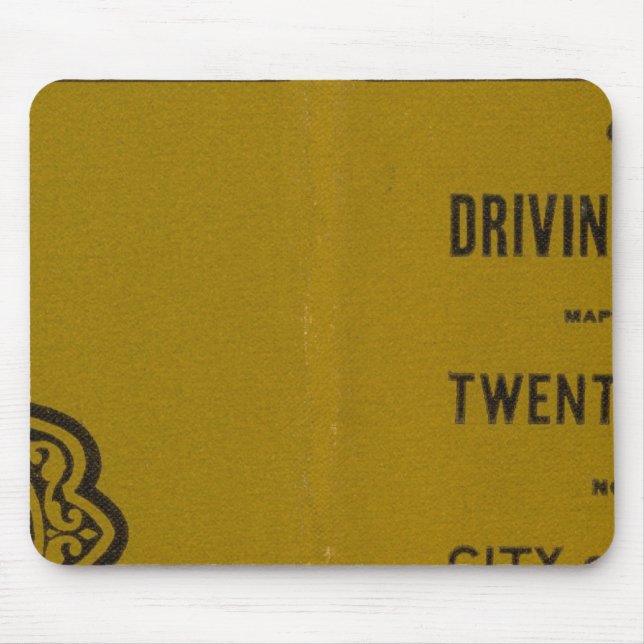 Tapis De Souris Colton's Driving and Wheeling Map of the US 3 (Devant)