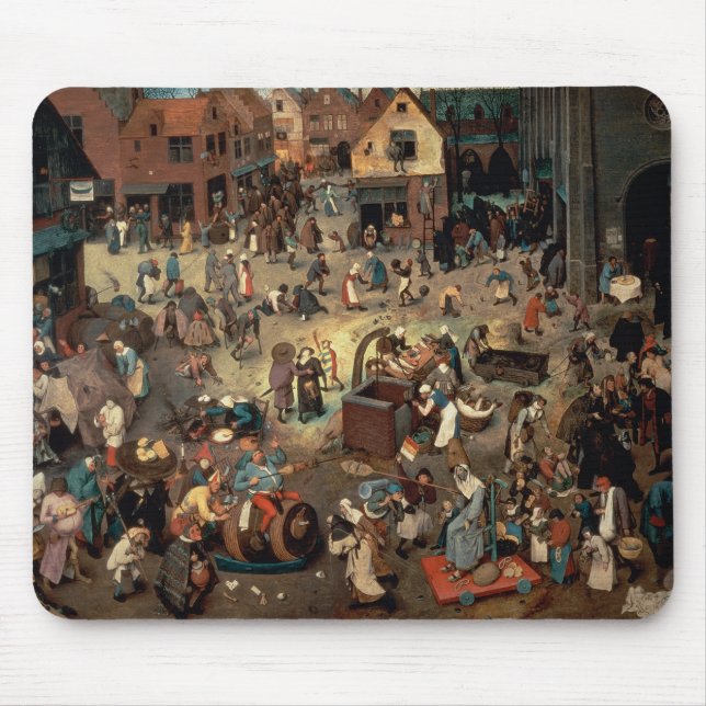 Tapis De Souris Combat entre le carnaval et prêté, 1559 (Devant)
