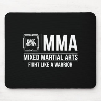 Tapis De Souris Combattant MMA Arts Martiaux Artiste Martial