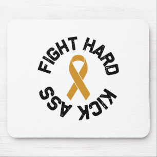 Tapis De Souris Combattez Fort Botter la sensibilisation au cancer