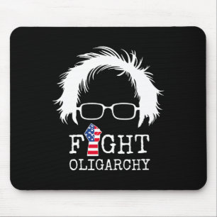Tapis De Souris Combattez l'oligarchie Sanders et Aoc Liberté État