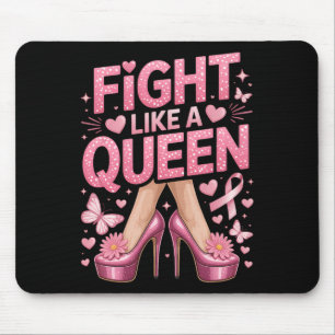Tapis De Souris Combattre Comme Une Reine Sensibilisation Au Cance