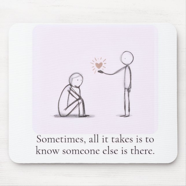 Tapis De Souris Comforting, Inspirational and Uplifting Art print (Devant)