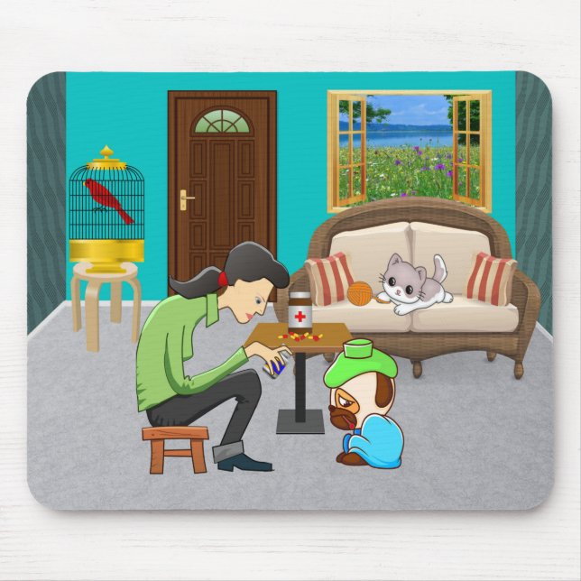 Tapis De Souris ComfyPaws (Devant)