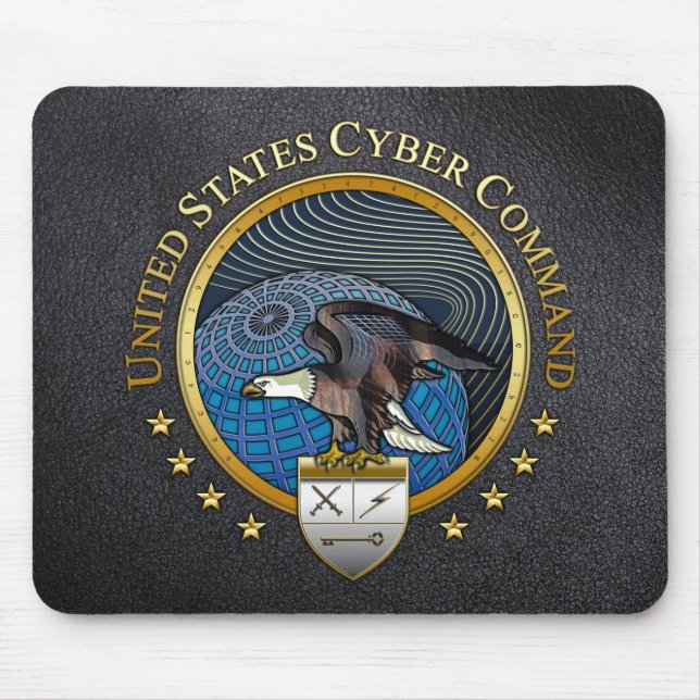 Tapis De Souris Commande de Cyber des USA (Devant)