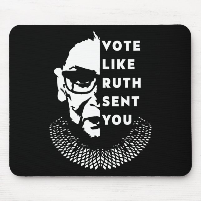 Tapis De Souris Comme Ruth Vous A Envoyé - Féministe (Devant)