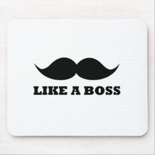 Tapis De Souris COMME UN PATRON, conception de moustache