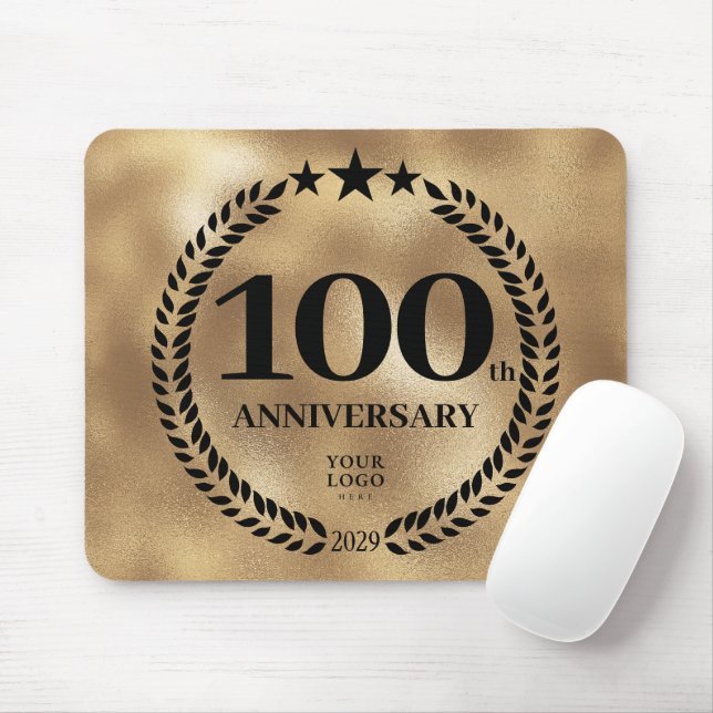 Tapis De Souris Commémoration du 100e anniversaire de Gold Busines (Avec souris)